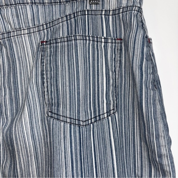 5/$25 Ricki’s Striped Blue Denim Skirt Womens 32 Vintage Western Cowgirl Rodeo - Picture 7 of 9